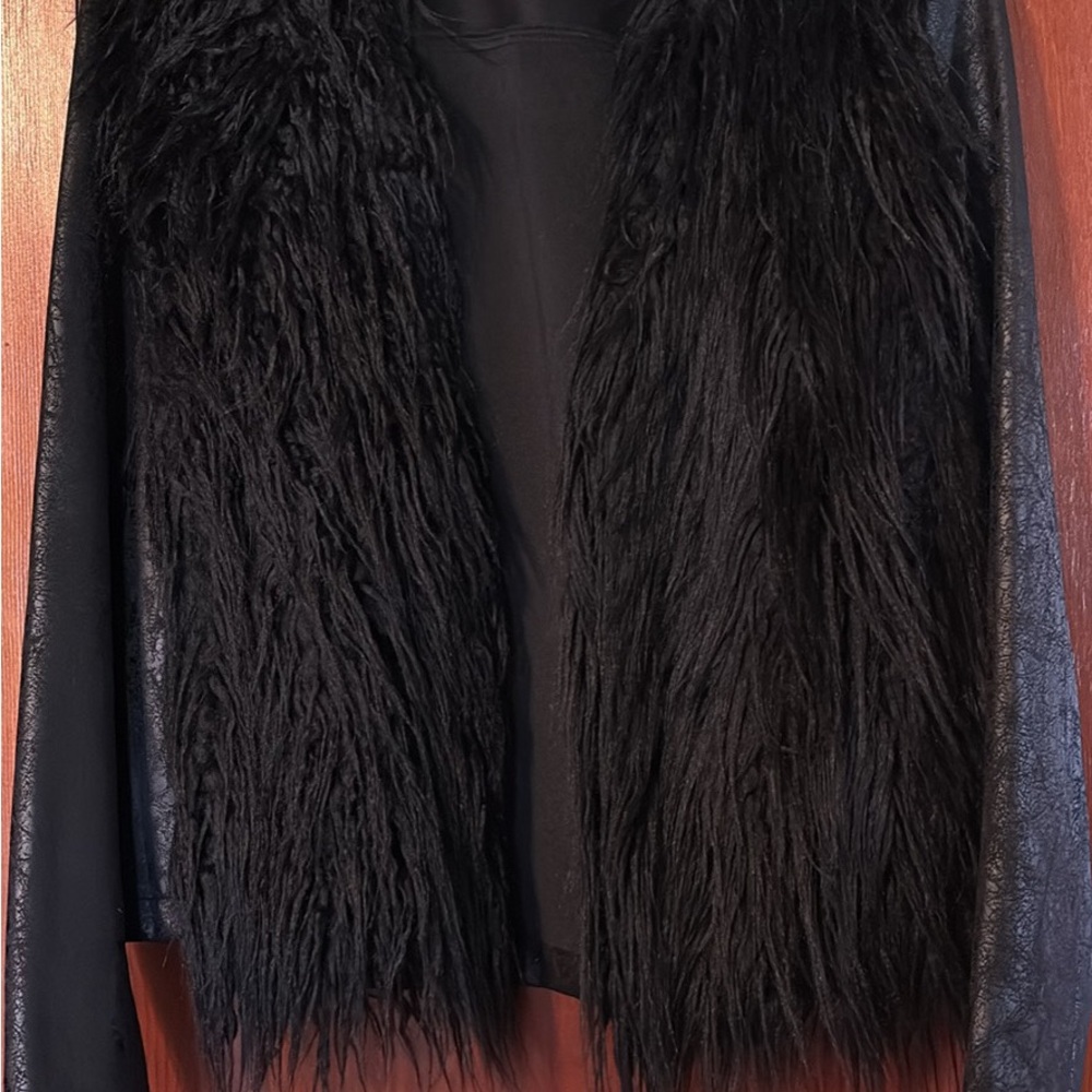 Libby Edelman Black Teddy Jacket